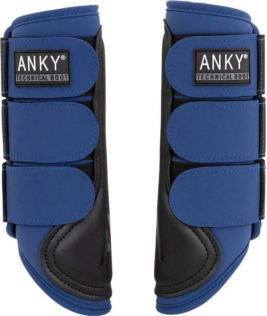Protégez les tendons sensibles de votre cheval avec les bottes Anky Bleu S Atb251002