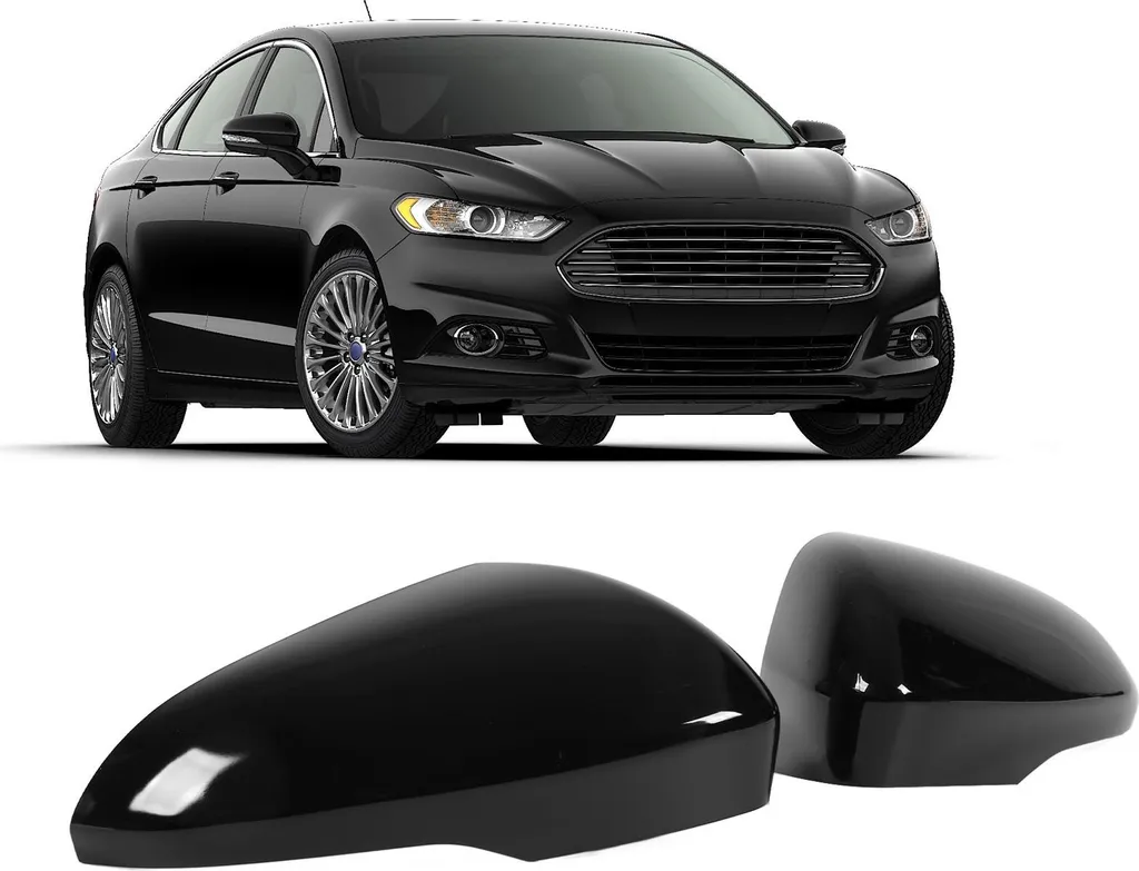 2x Calotte Specchietti Nero Lucido Ford Fusion - Occasione Imperdibile
