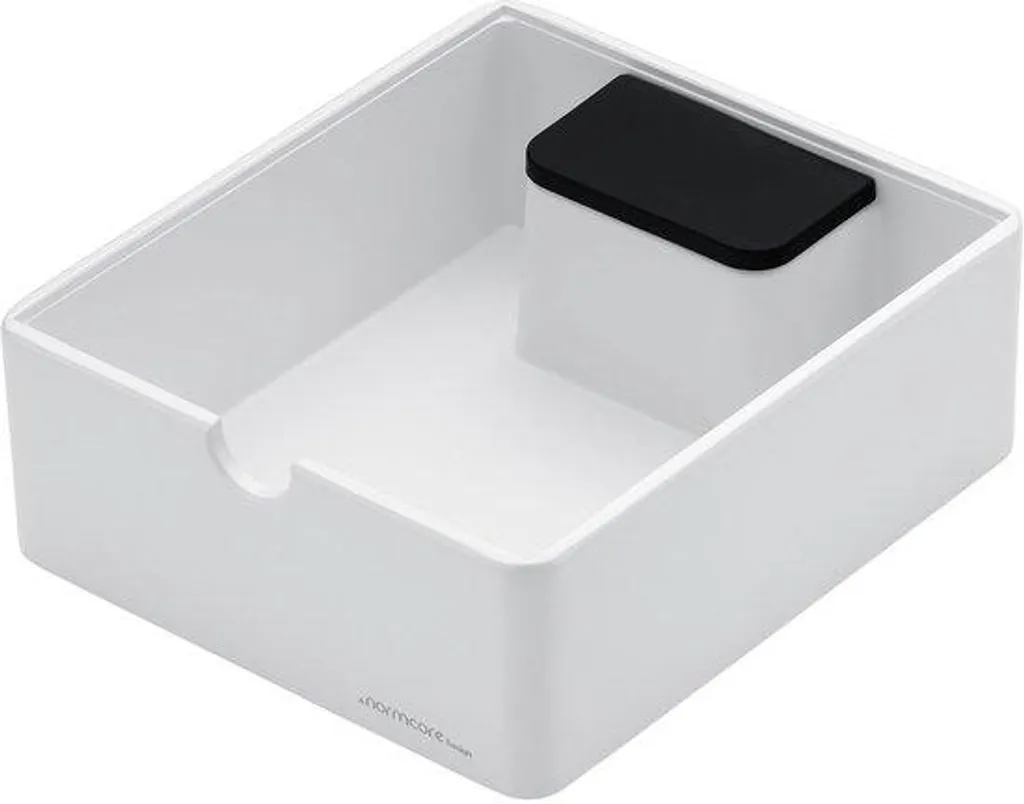 Tiroir à marc de café en aluminium blanc, box de frappe expresso robuste