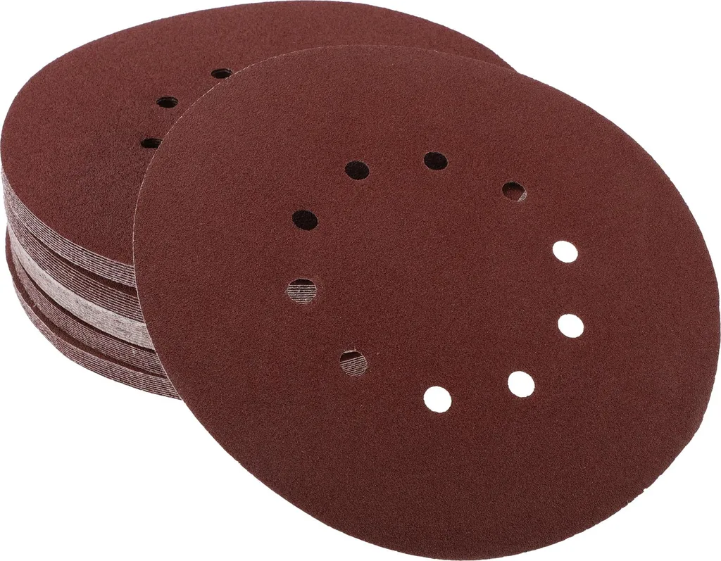 Papier de Verre Rond 225mm pour Ponçage Automobile et Rénovation Mur