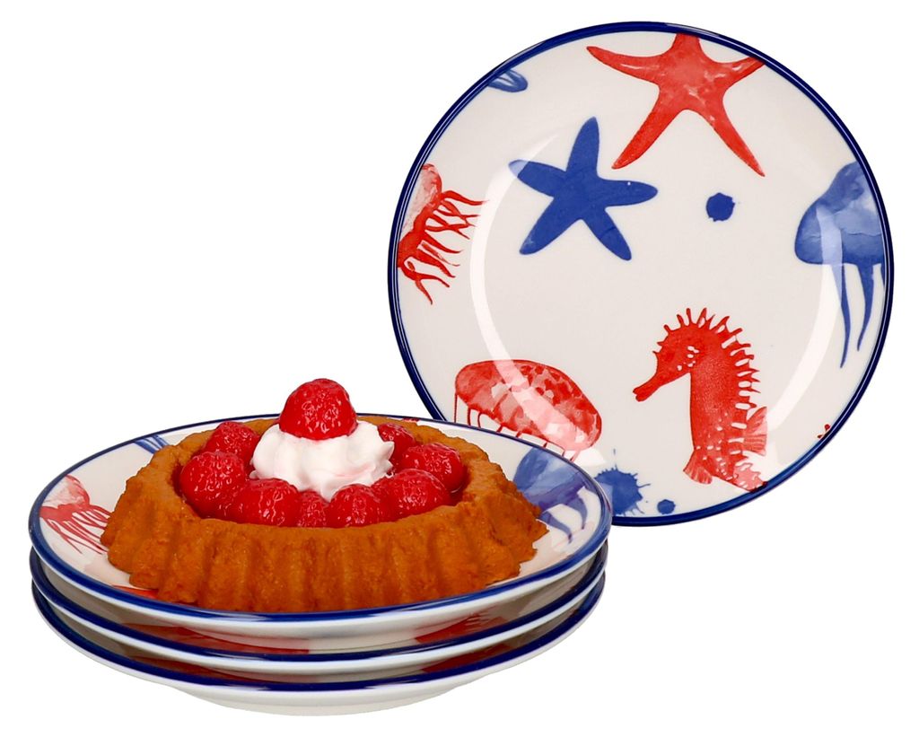 Seaside Sada 4 talířů 4 osoby Snack Dessert Ø 14,5 cm Obrázek produktu 