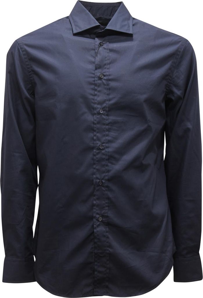 L1633 Camicia Uomo Emporio Armani Modern Fit Man Shirt Blue