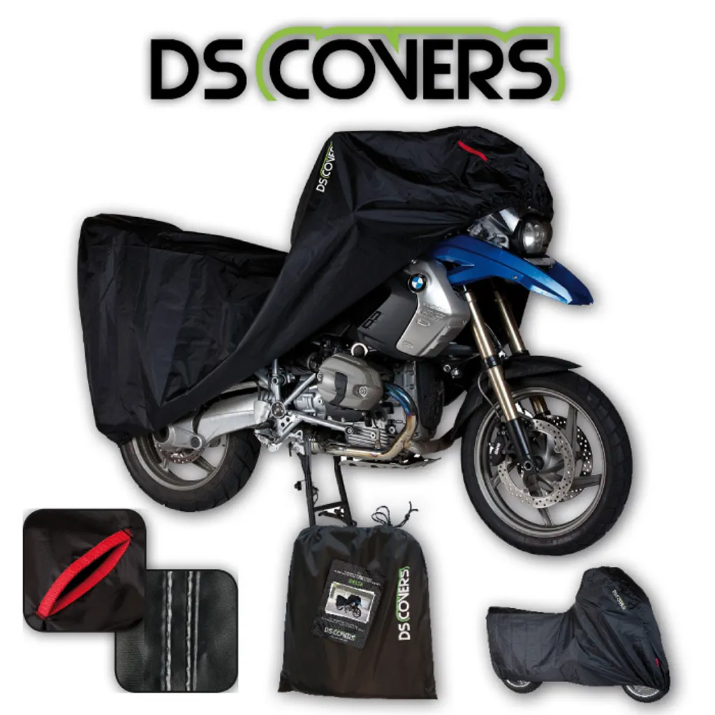Housse de protection moto Delta noire taille M universelle et résistante