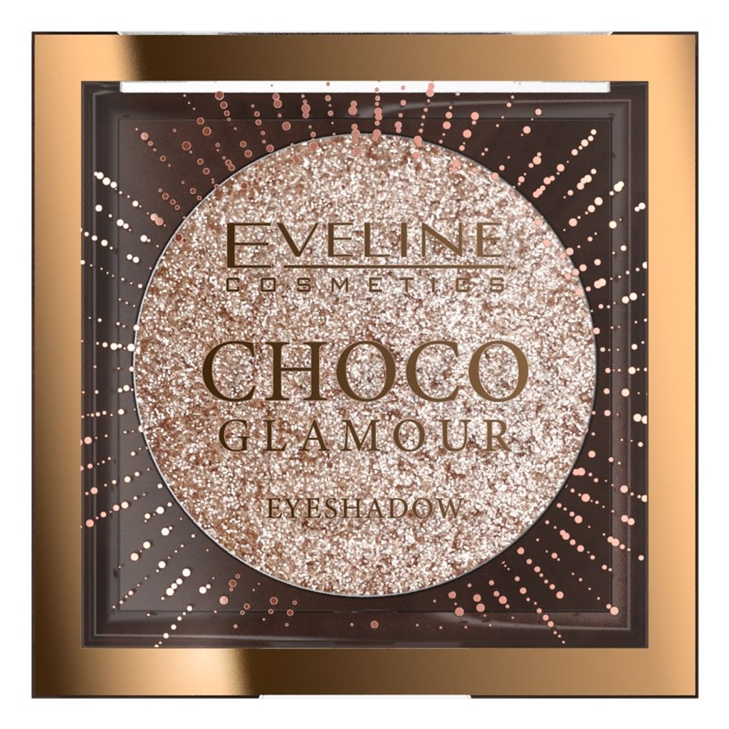 Eveline Cosmetics Choco Glamour Mono Eyeshadow N01 Moon Sparkle
