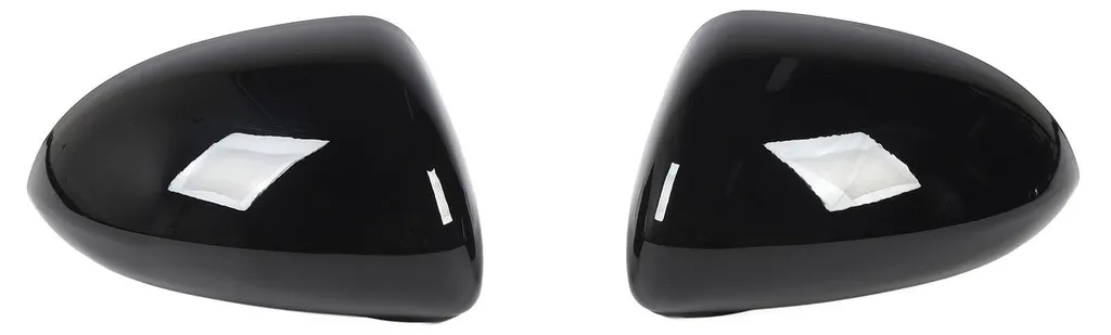 Coques de Rétroviseur Noir Brillant pour Vauxhall Corsa D E - Paire G/D