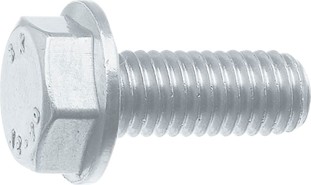 Sechskant-Flanschschraube KL100 M 8 x 20 zinklamellenbeschichtet / Ripp-Schraube