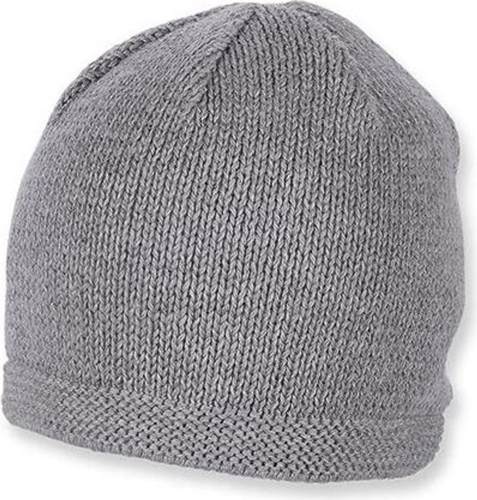 Sterntaler Babymützen Strickmütze silber melange 41