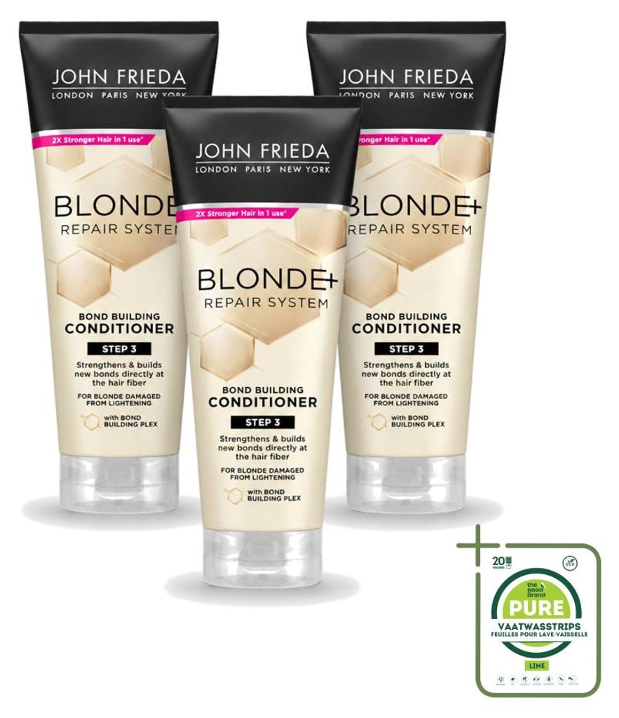 3x kondicionér John Frieda Blonde+ Repair, posilující Obrázek produktu 