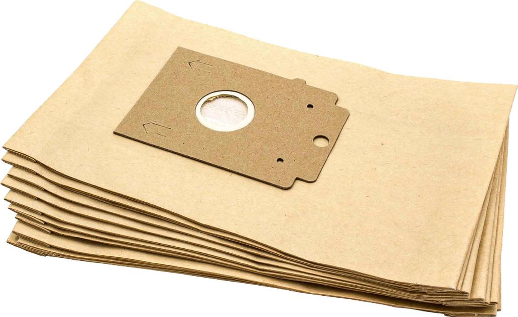 vhbw 10x Staubbeutel kompatibel mit Siemens VS 01 E 2001 / 2000 Watt, 01 E 0001 - 9999, 01 E 1000 - 2999 Staubsauger - 29cm x 18cm Sandfarben