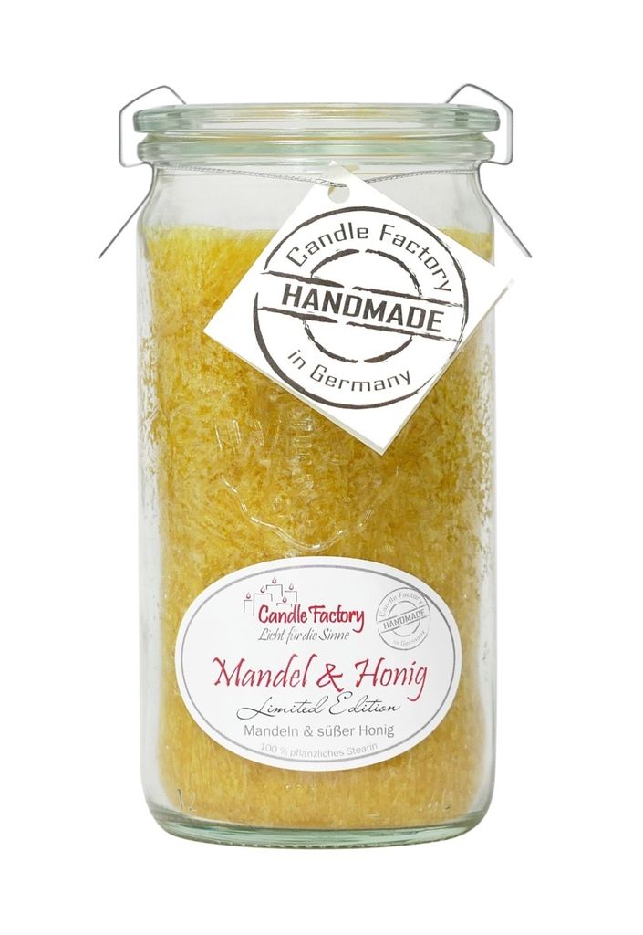 Candle Factory Mini Jumbo Mandel & Honig Limited Edition Duftkerze Dekokerze 307916