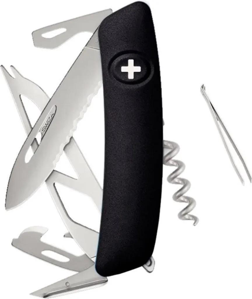 Couteau fromage Swiza CH05TR noir : fini le fromage qui colle à la lame