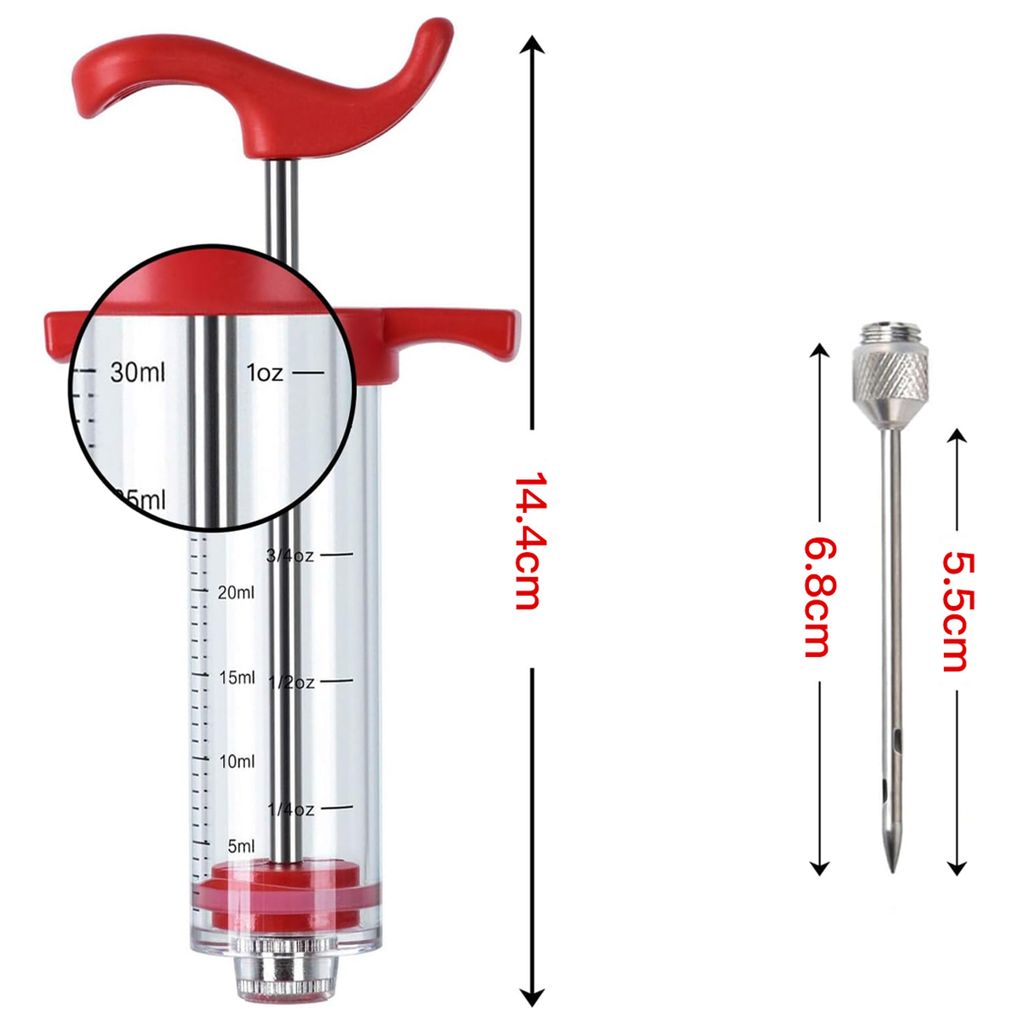 Fleischspritze, bruchsichere Marinadenspritze Produktbild 4
