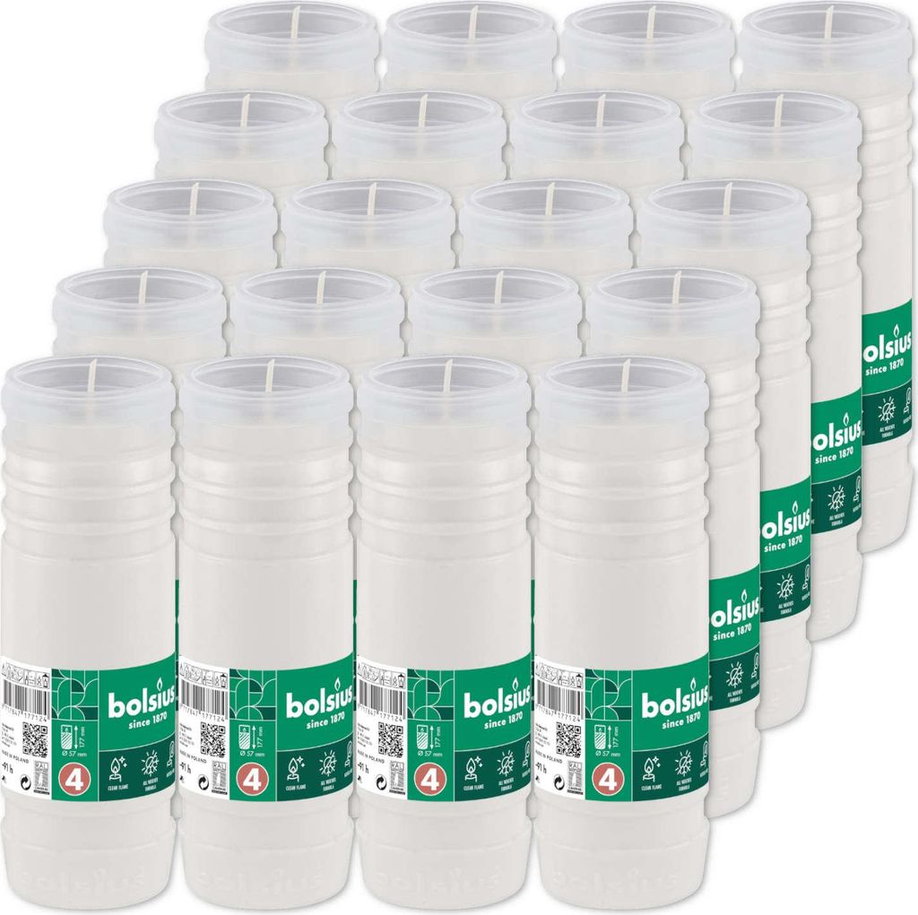 BOLSIUS WKL PARAF RP 4 91H (20) – Parafínové náplně Obrázek produktu 