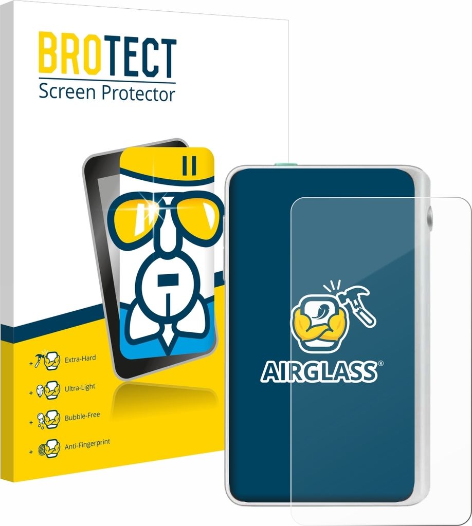 BROTECT Schutzglas für Timekettle Fluentalk T1 Mini Schutzfolie Panzer Folie Glas Display Schutz klar
