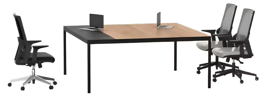 Massivholz Bürotisch Schreibtisch Arbeitszimmermöbel Echtholz Möbel