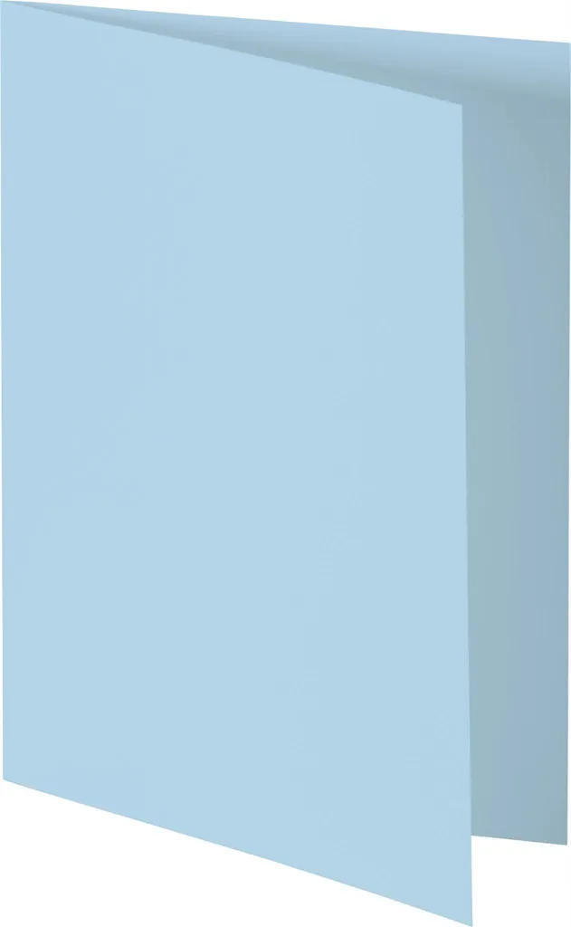 Carte de Vœux Double B6 Bleu Ciel Heyda - Support Créatif de Qualité