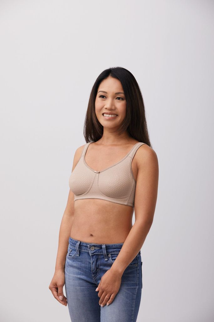 Amoena Prothese Bh Zonder Beugel Mira SB Light Taupe - größe 75 / D