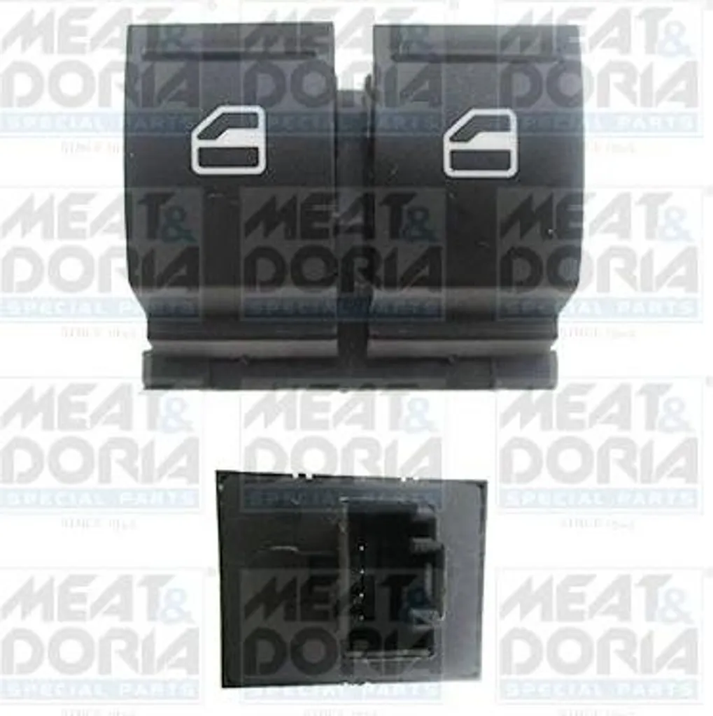 Ricambio Pulsante Alzavetri Seat Ibiza Leon Altea - Meat & Doria 26128 4 Pin