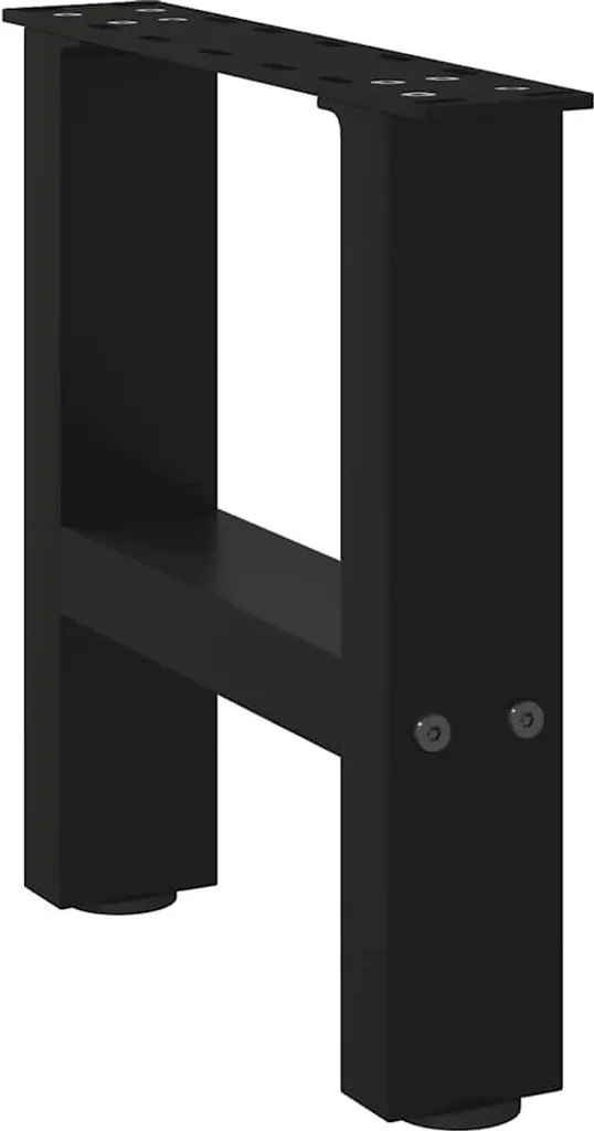 Gambe per Tavolino Nero Acciaio 30 cm | Stile Industrial Chic