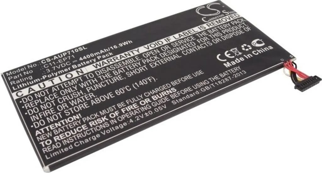 Batterie Techtek pour Asus Eee Pad MeMo EP71 N71PNG3 remplace C11-EP71