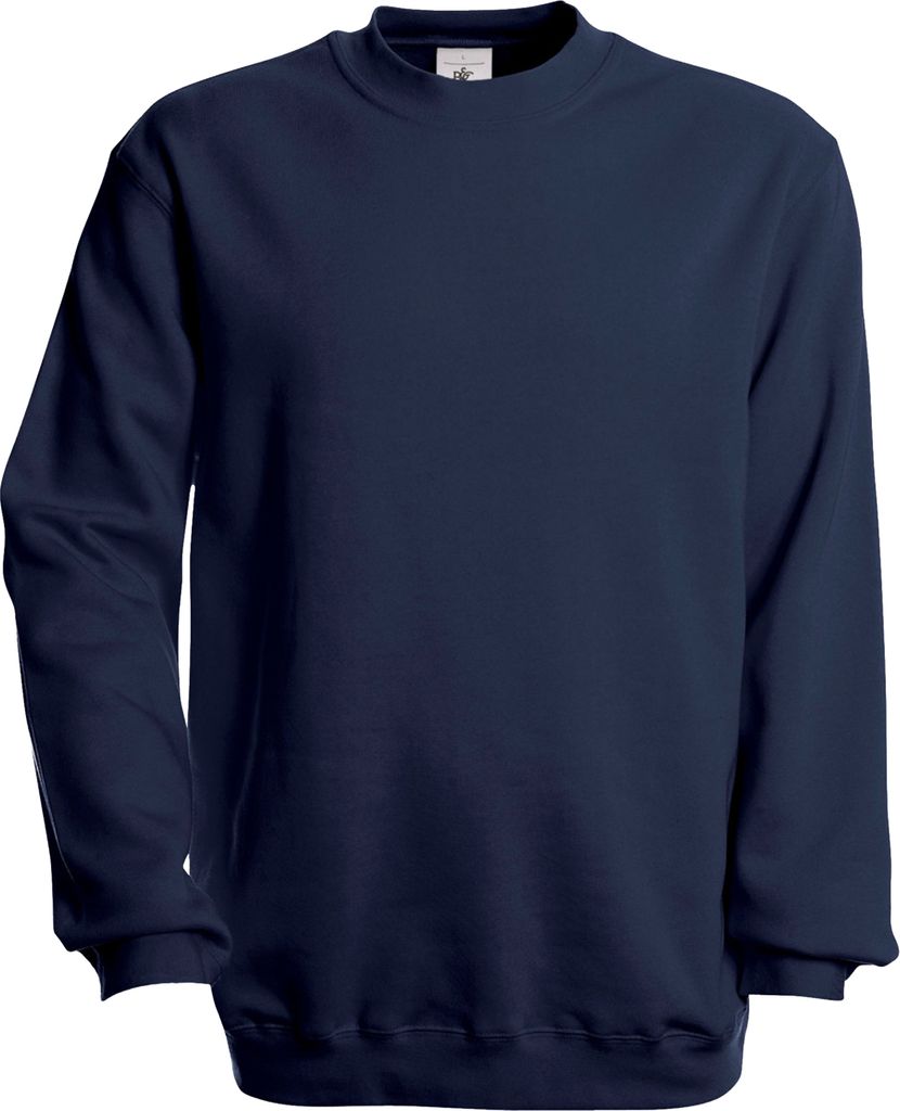 B&C Uni Sweatshirt mit Rundhalsausschnitt BC2013 (3XL) (Marineblau)