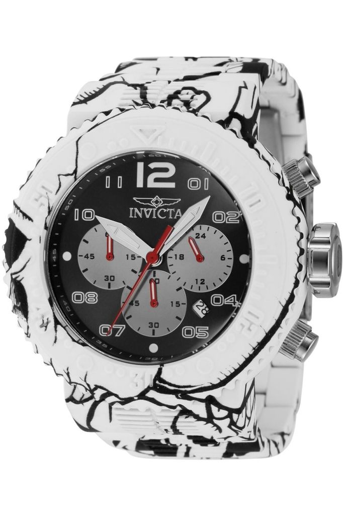 Invicta Pro Diver 43232 Herren uhr - Wasserdicht - Analog - Quarzuhrwerk - Edelstahl mit schwarzen zifferblat - 52mm