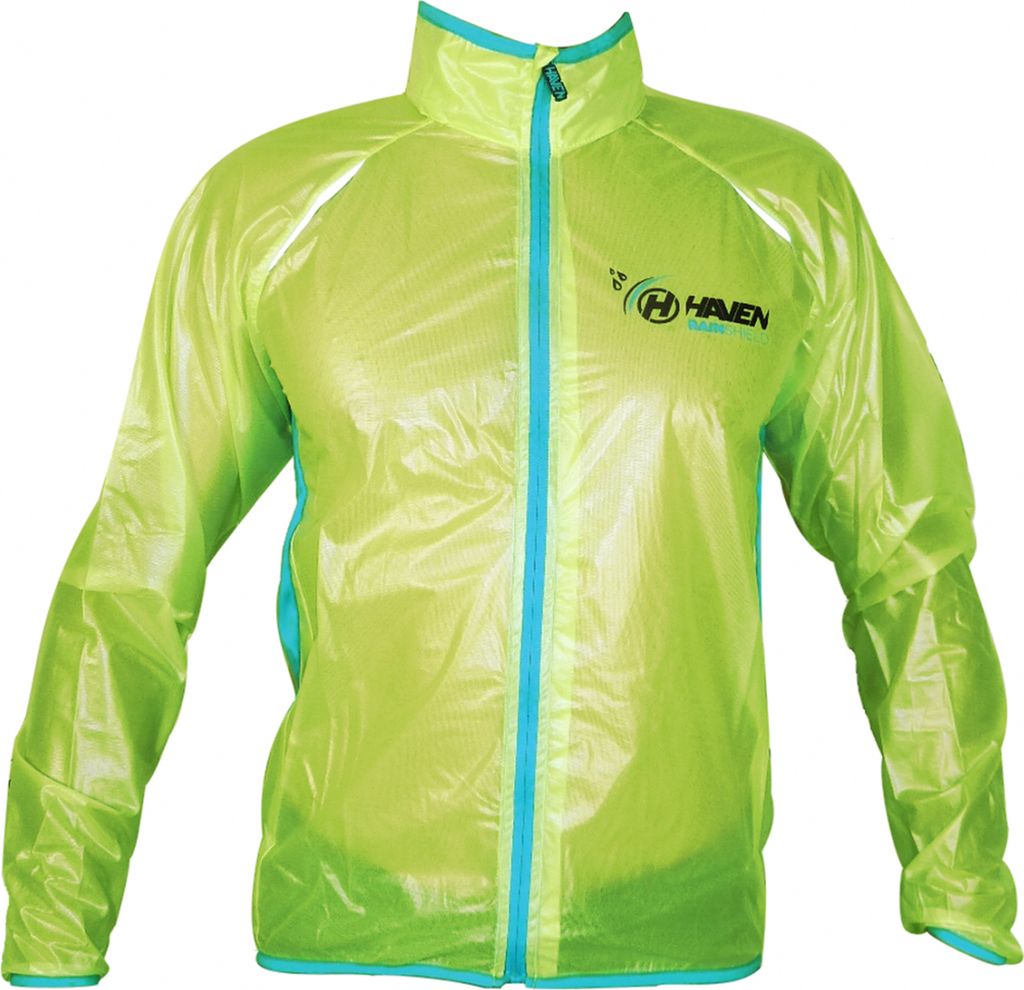 HAVEN Fahrrad-Regenjacke - RAINSHIELD - Blau/Grün XS