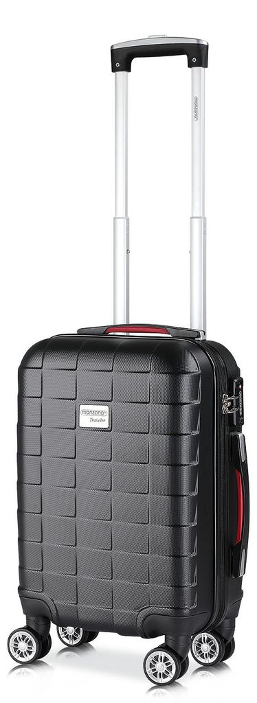 MONZANA Koffer Handgepäck Trolley mit TSA Schloss Produktbild 