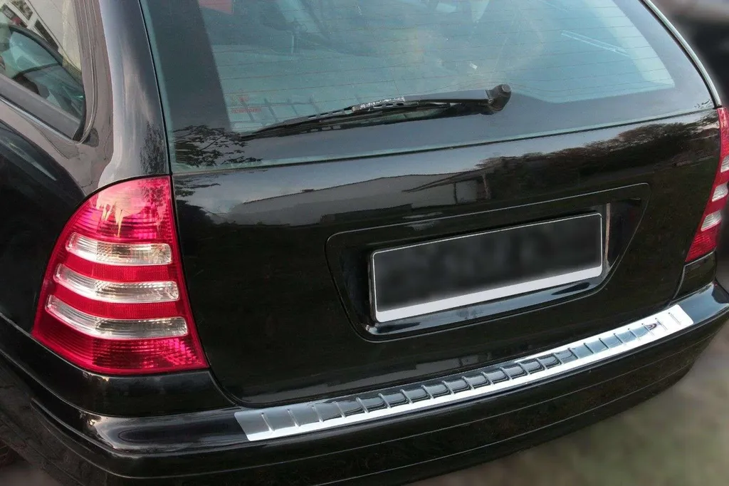 Baguette de Coffre Mercedes Classe C S203 Break Inox Protection Choc