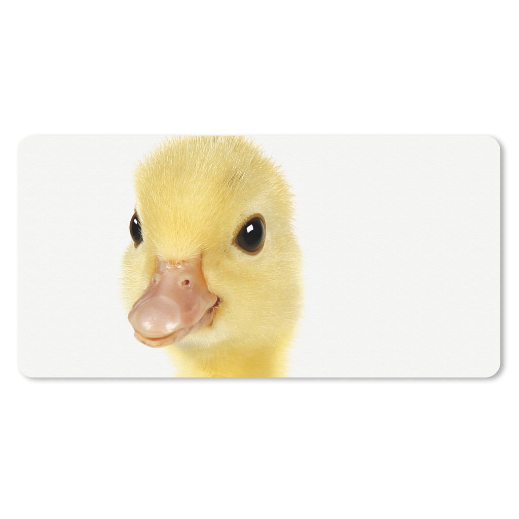 MuchoWow Schreibtischunterlage Ente - Küken - Süß - Kinder - Mädchen - Jungen 80x40 cm - XXL Mauspad - Gaming Mauspad