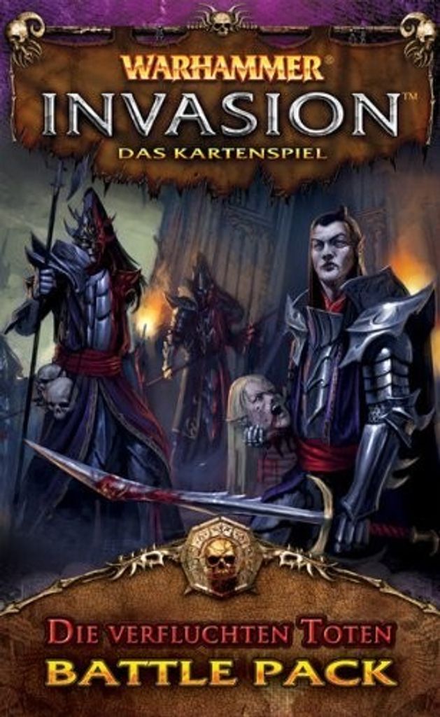Asmodee FFGD2113 - Warhammer Invasion - Die verfluchten Toten, Battle Pack, Erweiterung 401556601198