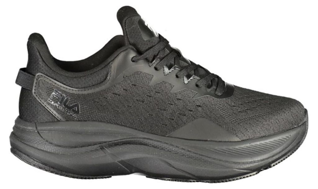 Damen Sportschuh Schwarz mit Schnürsenkeln & Komfortschaum Produktbild 