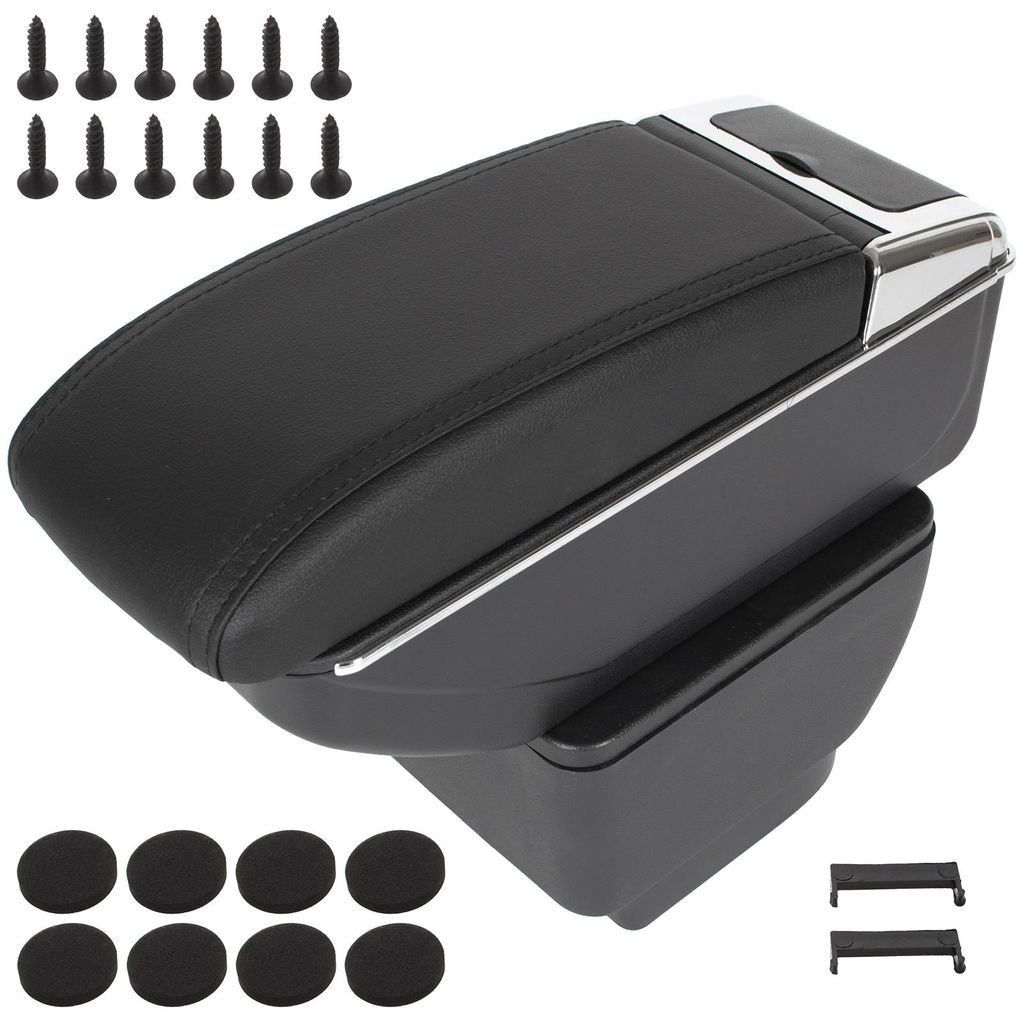 Mazda 2 (07-14) Armlehne mit Ablagefach, schwarzes + Montagesatz