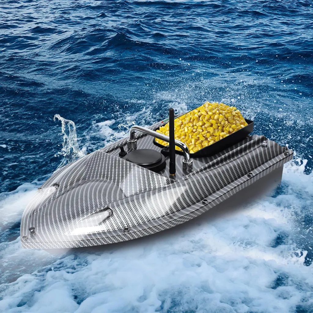 Bateau télécommandé Lockboot anti-perte de signal avec éclairage