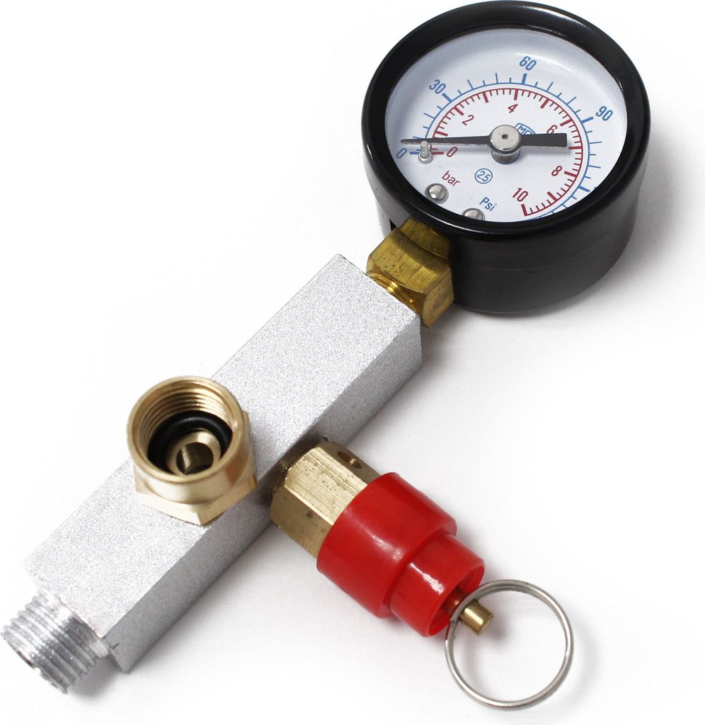 Ersatzteil: Airbrush Kompressor Adapter Druckseite AS196AW & Manometer