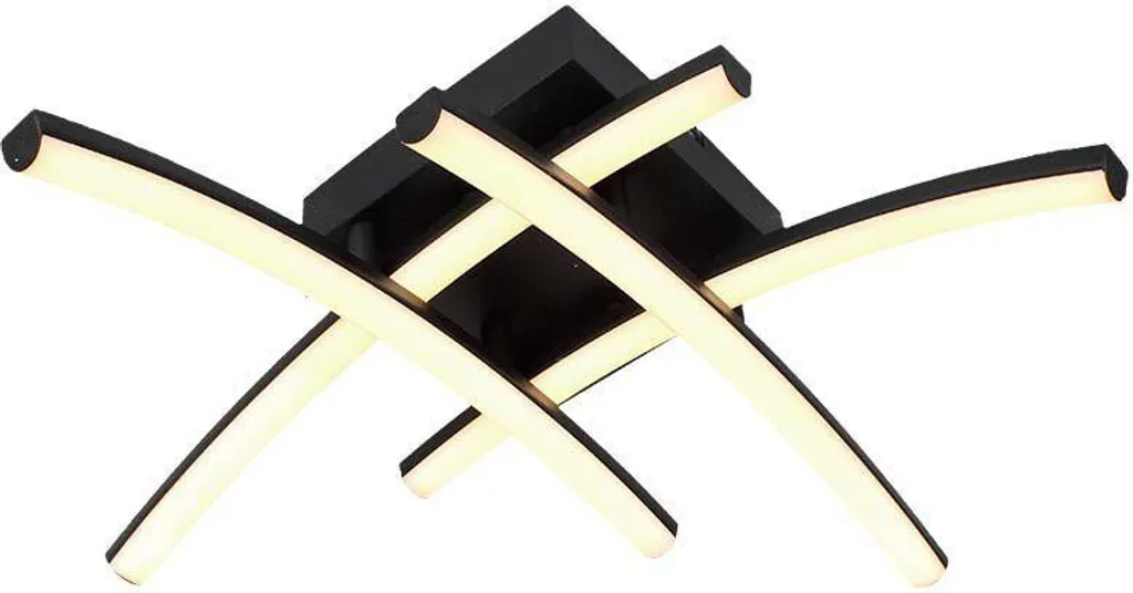 Plafonnier LED noir idéal pour éclairer un bureau ou une cuisine chic