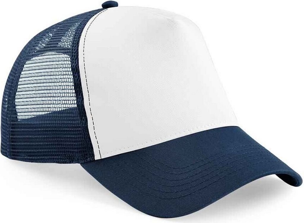 Beechfield - Trucker Cap für Kinder PC5325 (Einheitsgröße) (Dunkelblau/Weiß)