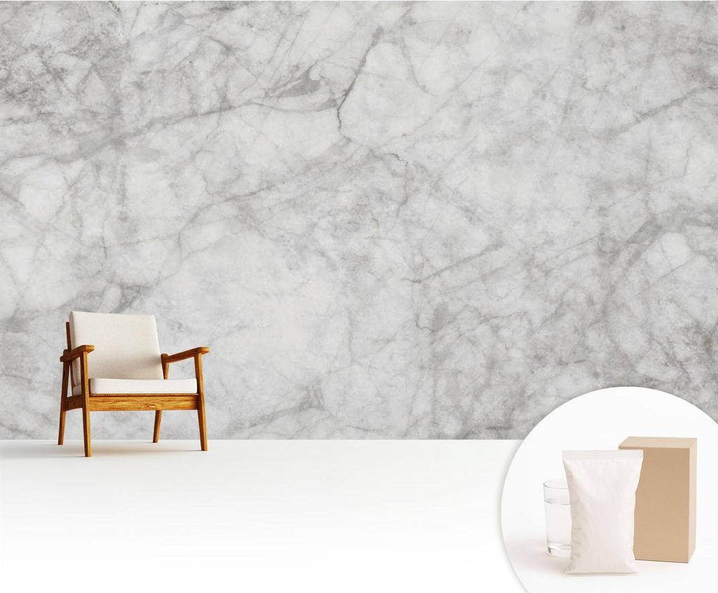 Fototapete - 416x254 cm - Tapete - Wandtapete - Wandbilder - Dekofolie - Tapete Folie - Wand - Dekoration - Wohnzimmer - Marmor-Eleganz