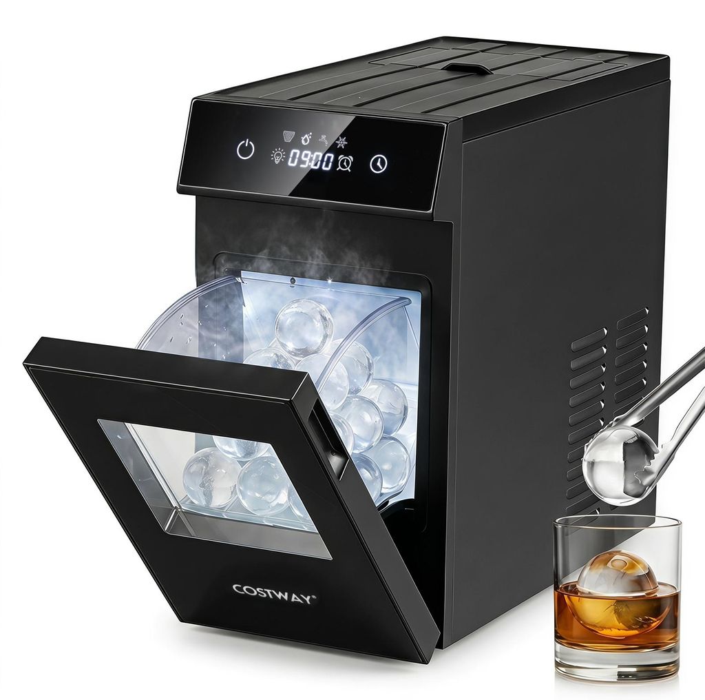 COSTWAY Eiswürfelmaschine für 5cm Eiskugeln, 48 Stück/Tag, Produktbild 