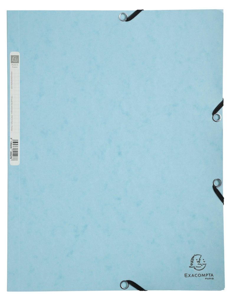 EXACOMPTA Eckspannermappe Aquarel A4 Karton pastellblau Produktbild 