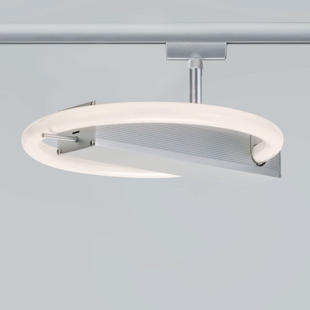 Paulmann Schienensystem Light&Easy URail Spot Circular 22W 2GX13 Chrom matt 230V Metall
