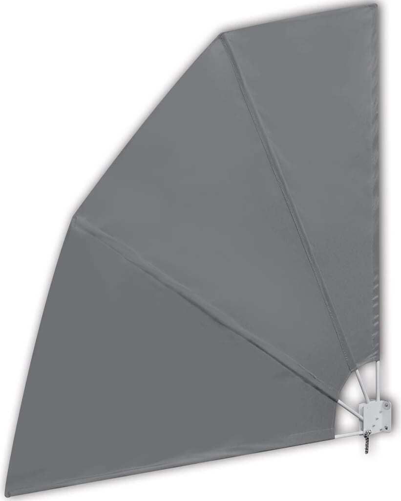 Skládací zástěna na balkon šedá 210 x 210 cm Obrázek produktu 