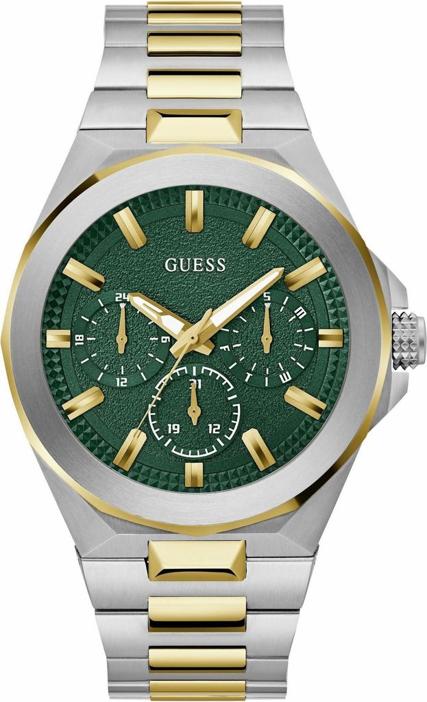 Guess Armbanduhr Herren Mens 2-Tone Multi-function Watch Bicolor GW0798G3