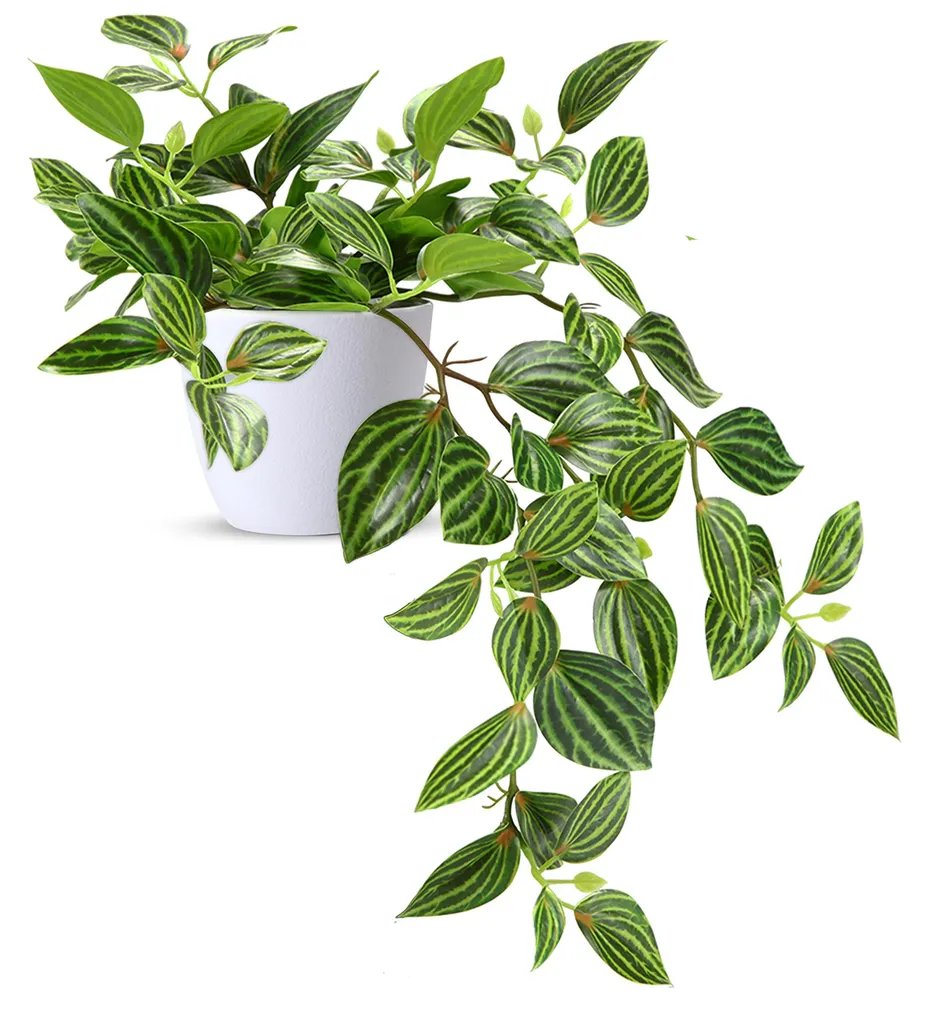 Plante artificielle 25 cm sans entretien pour salle de bain et salon