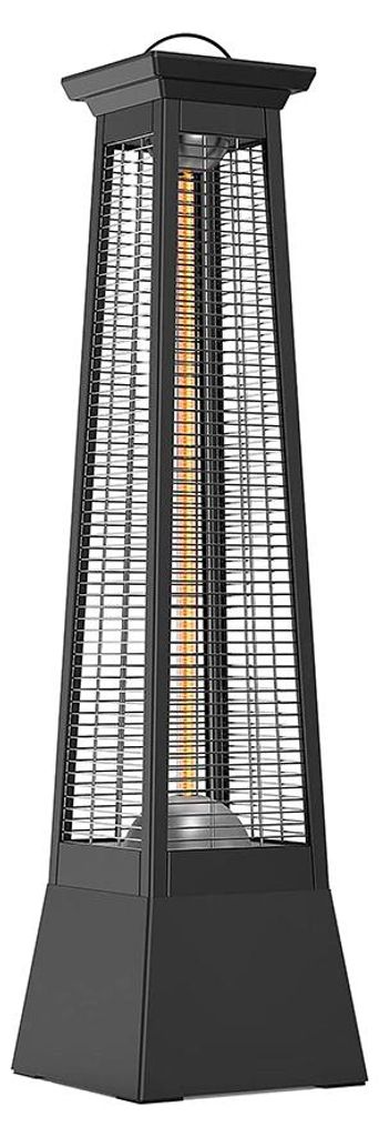 Westmann Infrarot Heizstrahler Volcano Schwarz 20x20x80 cm Produktbild 