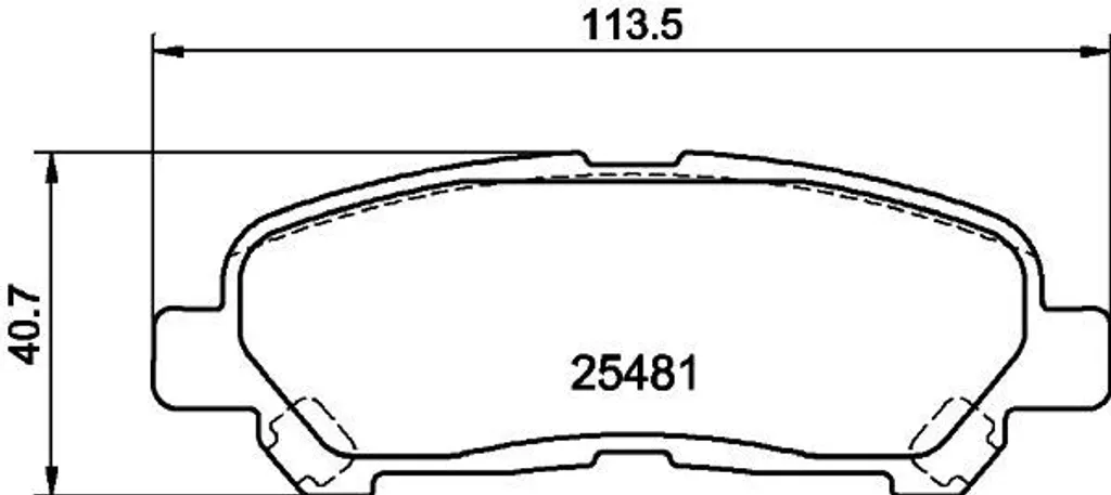 Plaquettes de Frein HELLA Haute Performance pour Highlander 044660E020
