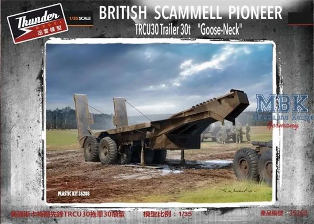 Thunder Models THM35208 Remorque Scammell Pioneer TRCU30 1/35 Maquette