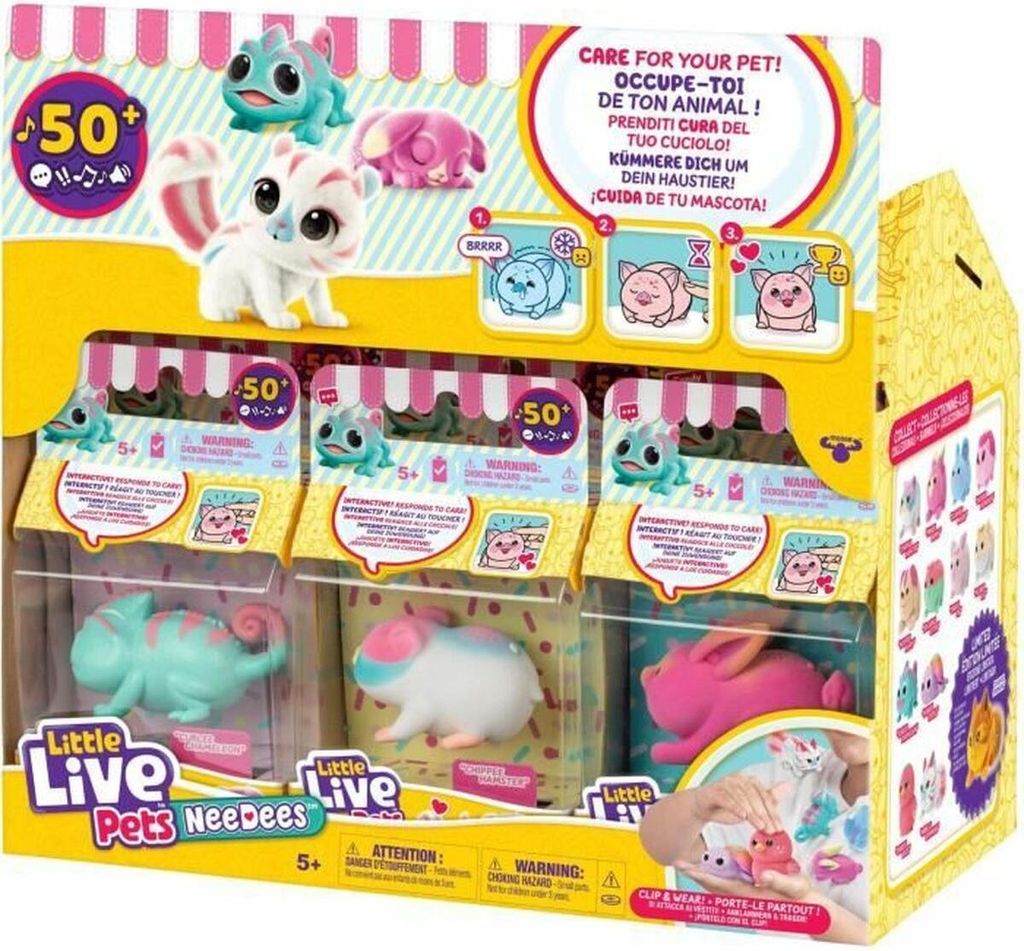 Plüschtier Little Live Pets Weiß Jaune Kunststoff