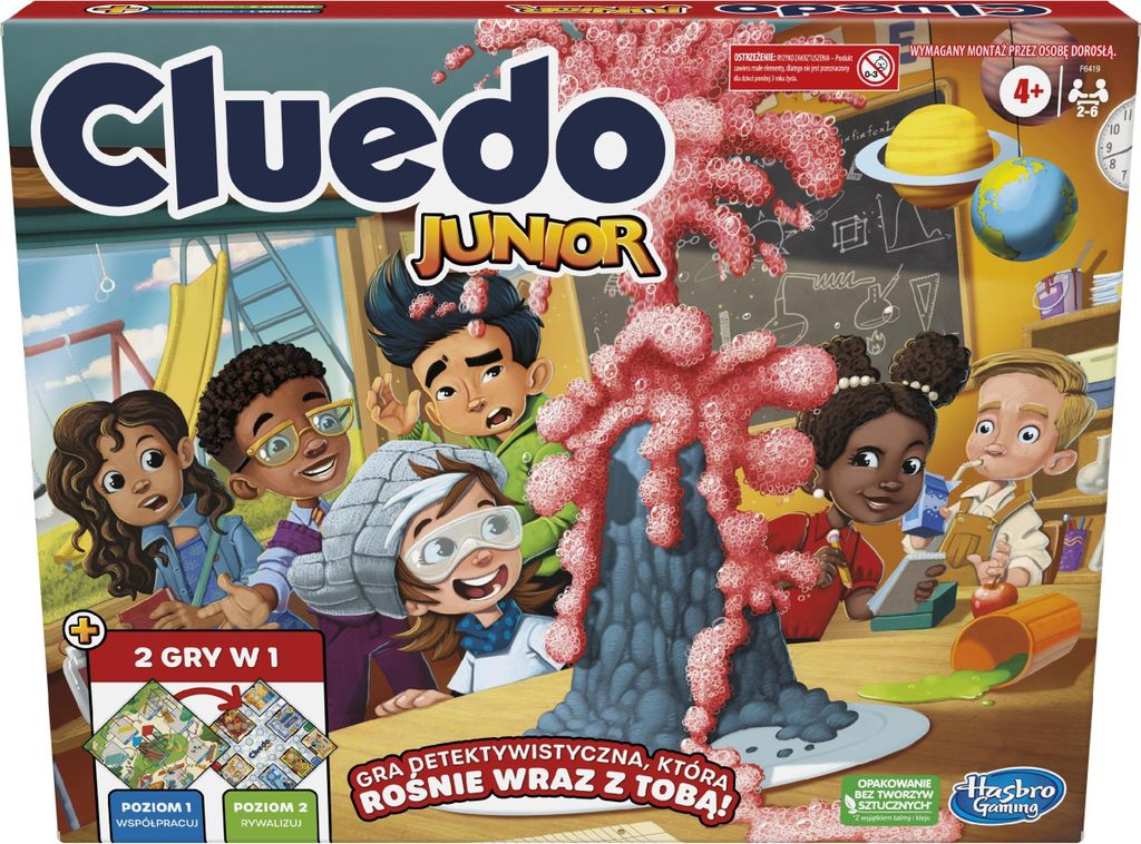 Hasbro Gaming Cluedo Junior, 4 Jahr(e)