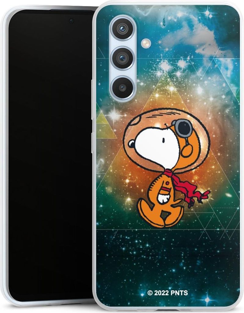 DeinDesign Slim Hülle für Samsung Galaxy A54 5G Silikon Case Ultra Dünn Handyhülle Astronaut Offizielles Lizenzprodukt Snoopy